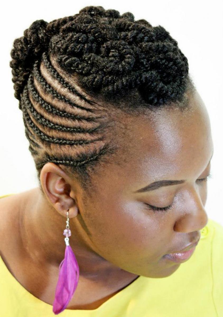 Braided Hairstyles for Black Short Hair Pictures