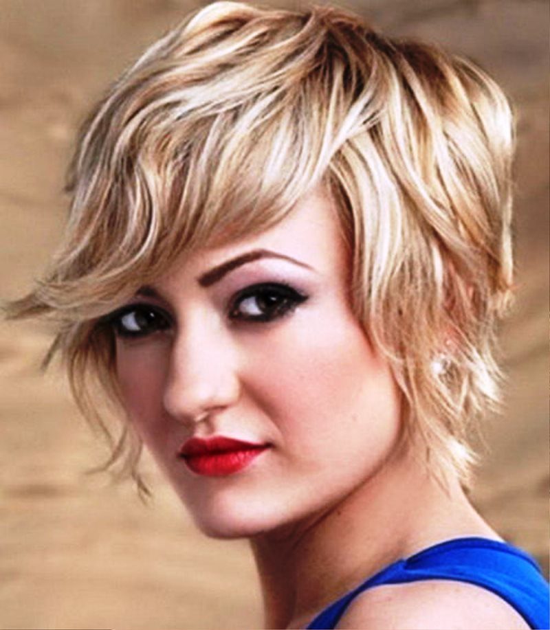 Short Wavy Hairstyles For Square Faces Pictures