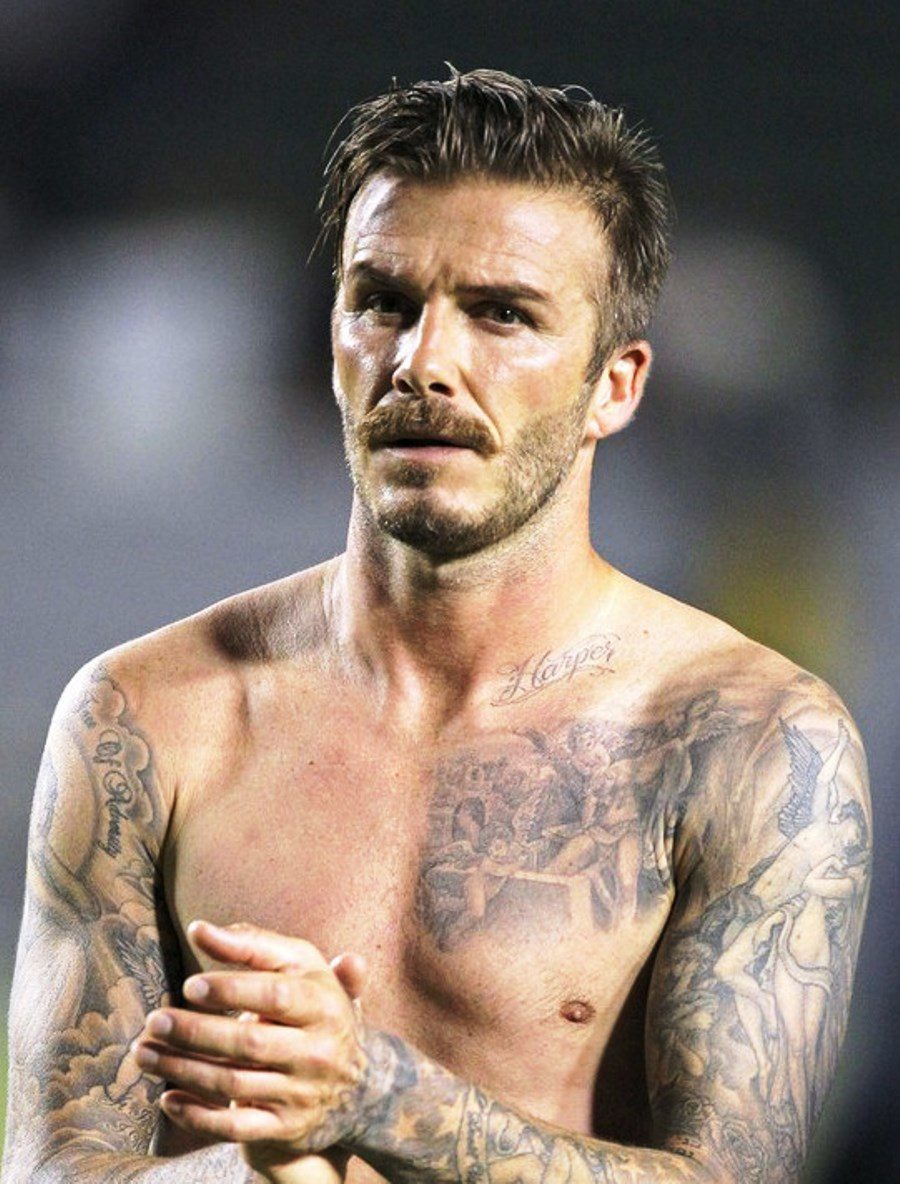 Pictures of 2013 David Beckham Hairstyle