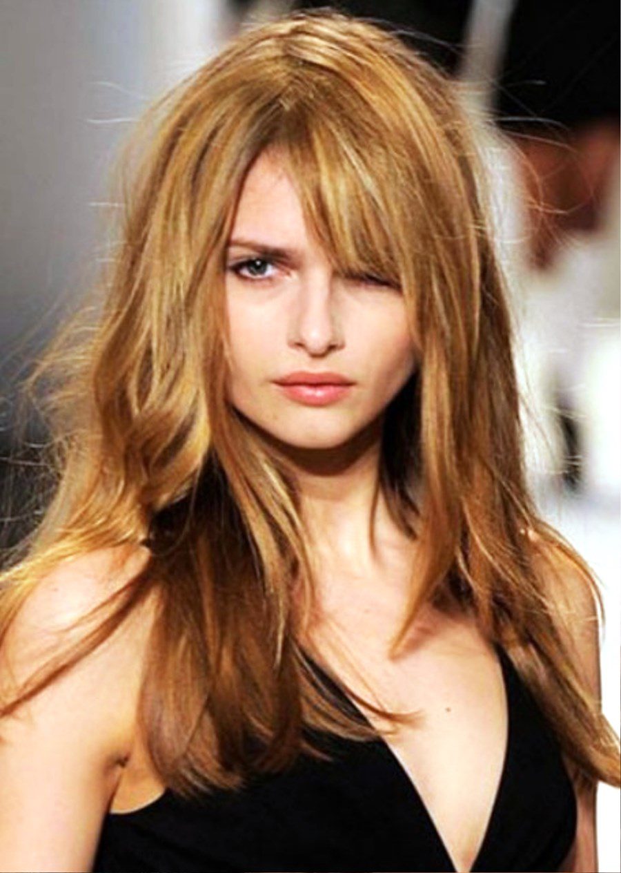 Haircut With Bangs Of Choppy Hairstyles Vfwpost Us