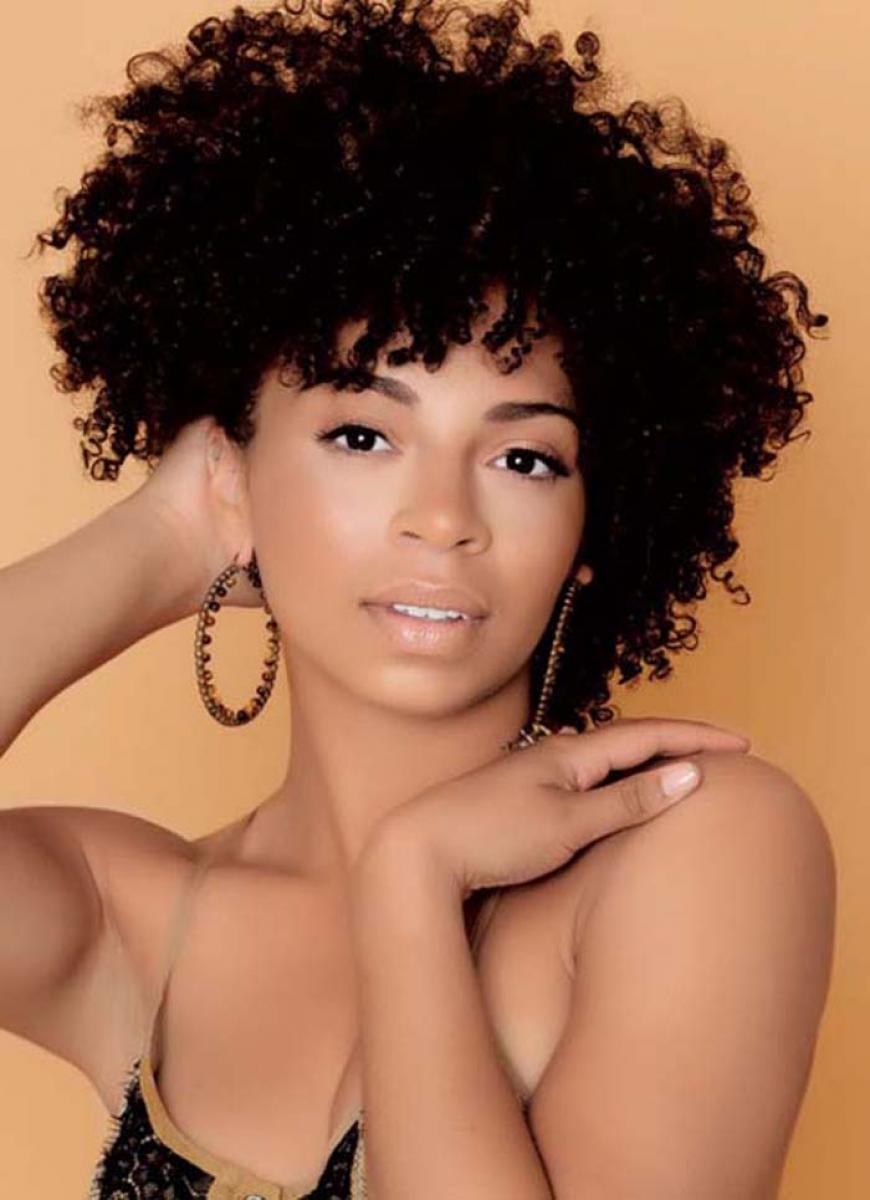 Pictures of Natural Short Hairstyles for Black Women 2013