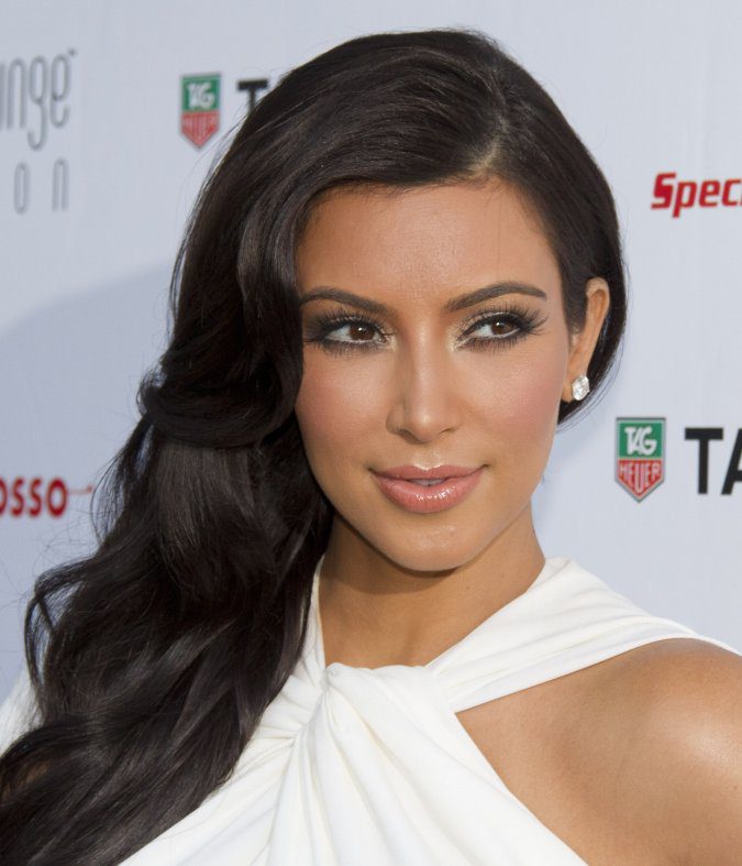 Wedding Hairstyles Kim Kardashian