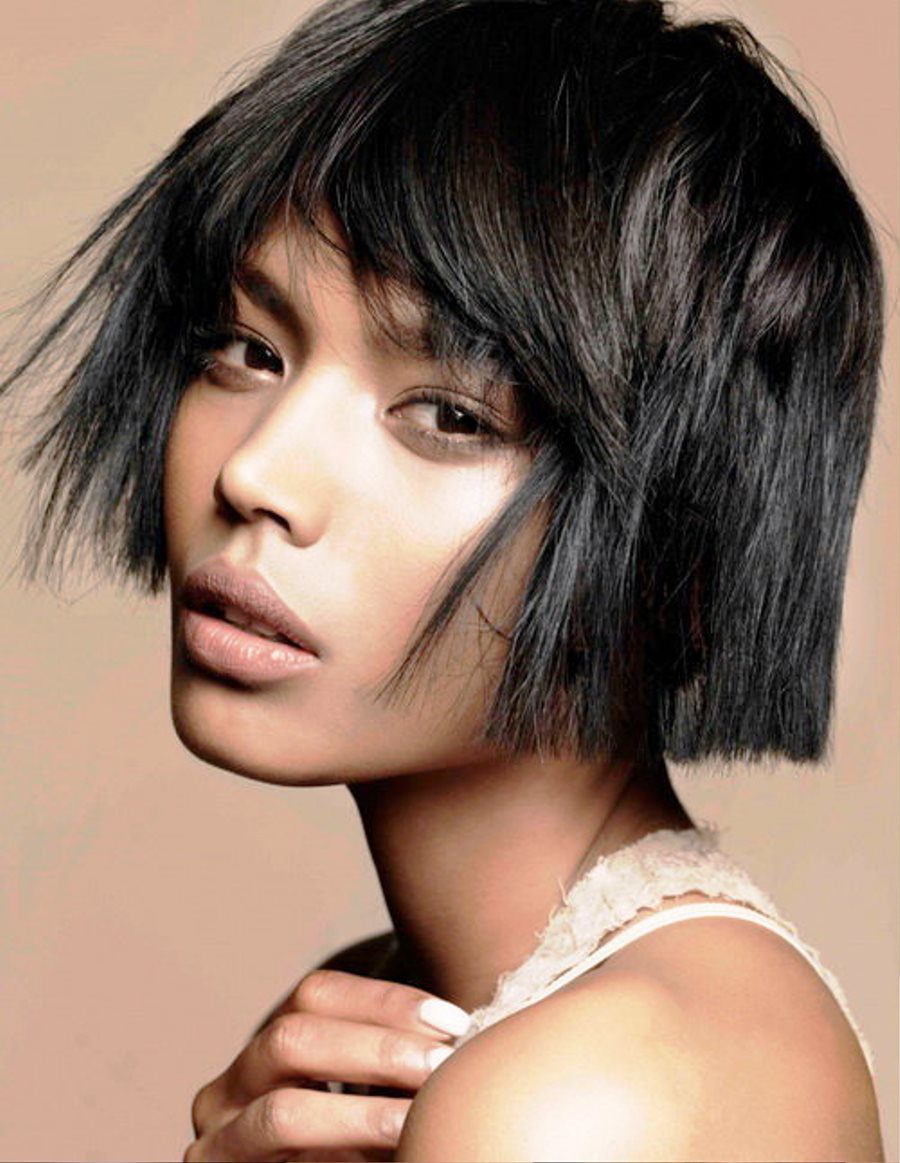 2013 Simple Medium Hairstyles Black