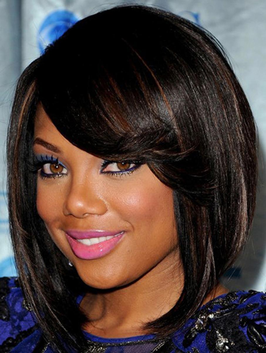 African American Hairstyle for Round Faces Women
