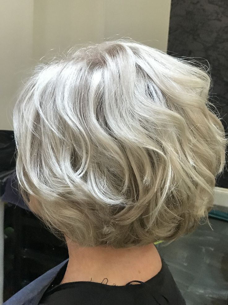 Arctic White Textured Bob