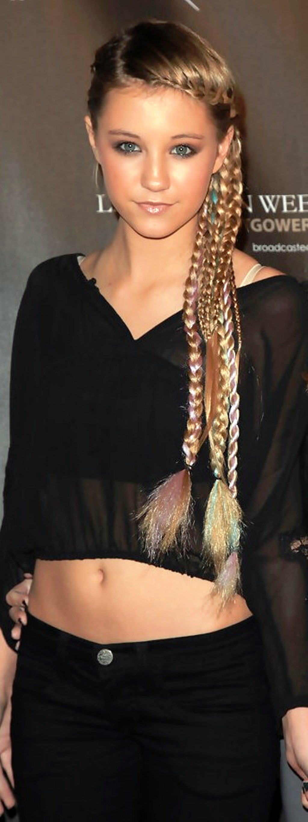 Ava Sambora Long Braided Hairstyle