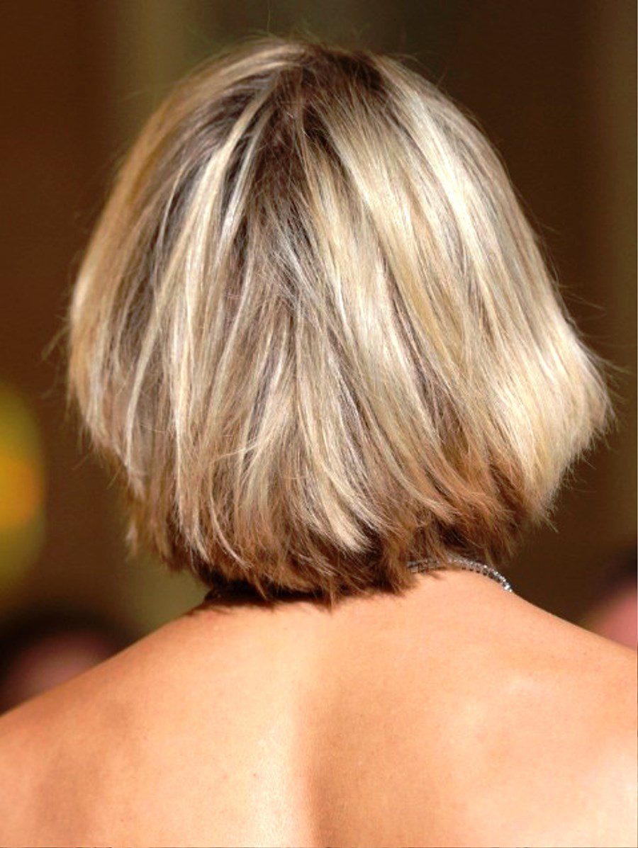 Back View Of Cameron Diaz Bob Hairstyle