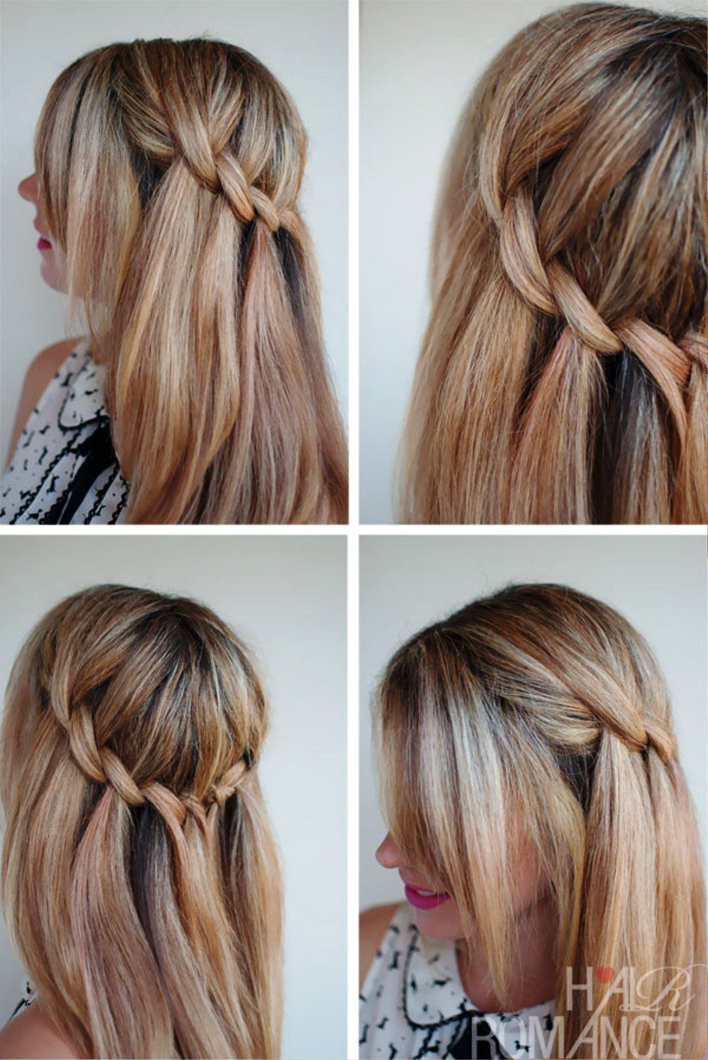 Beautiful Waterfall Twist Hairstyles