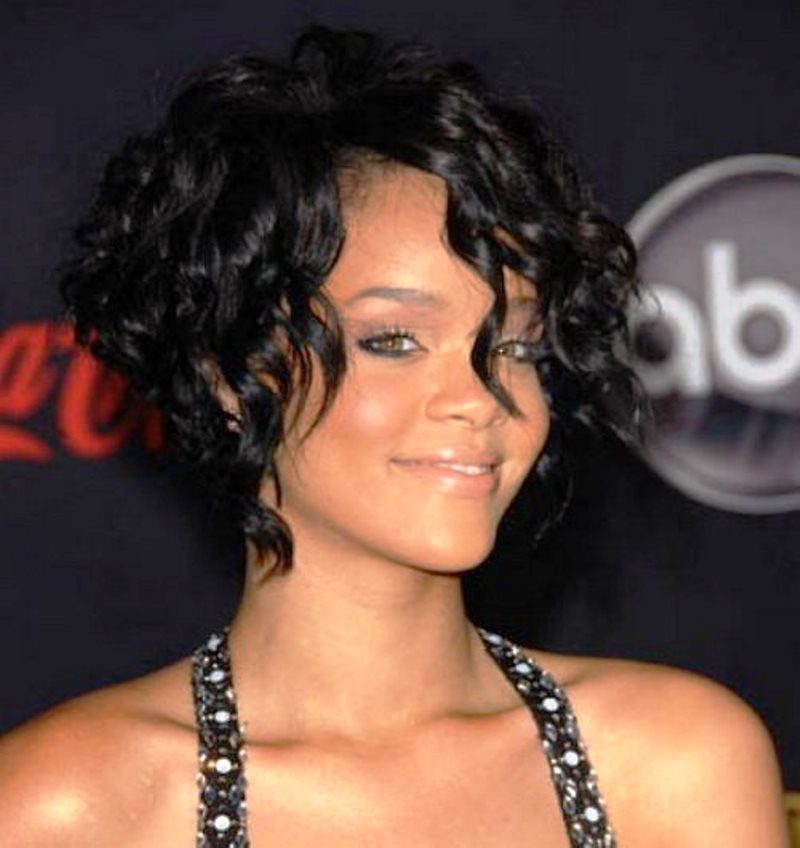 Black Curly Hairstyles By Rihanna