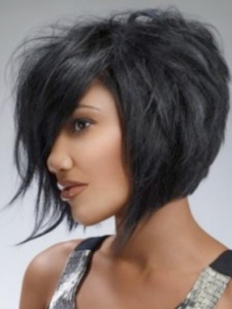 Black Layered Bob Hairstyles