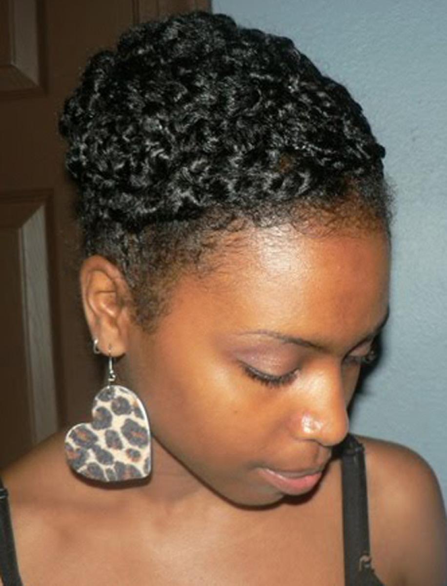 Black Updo Hairstyles for Black Women