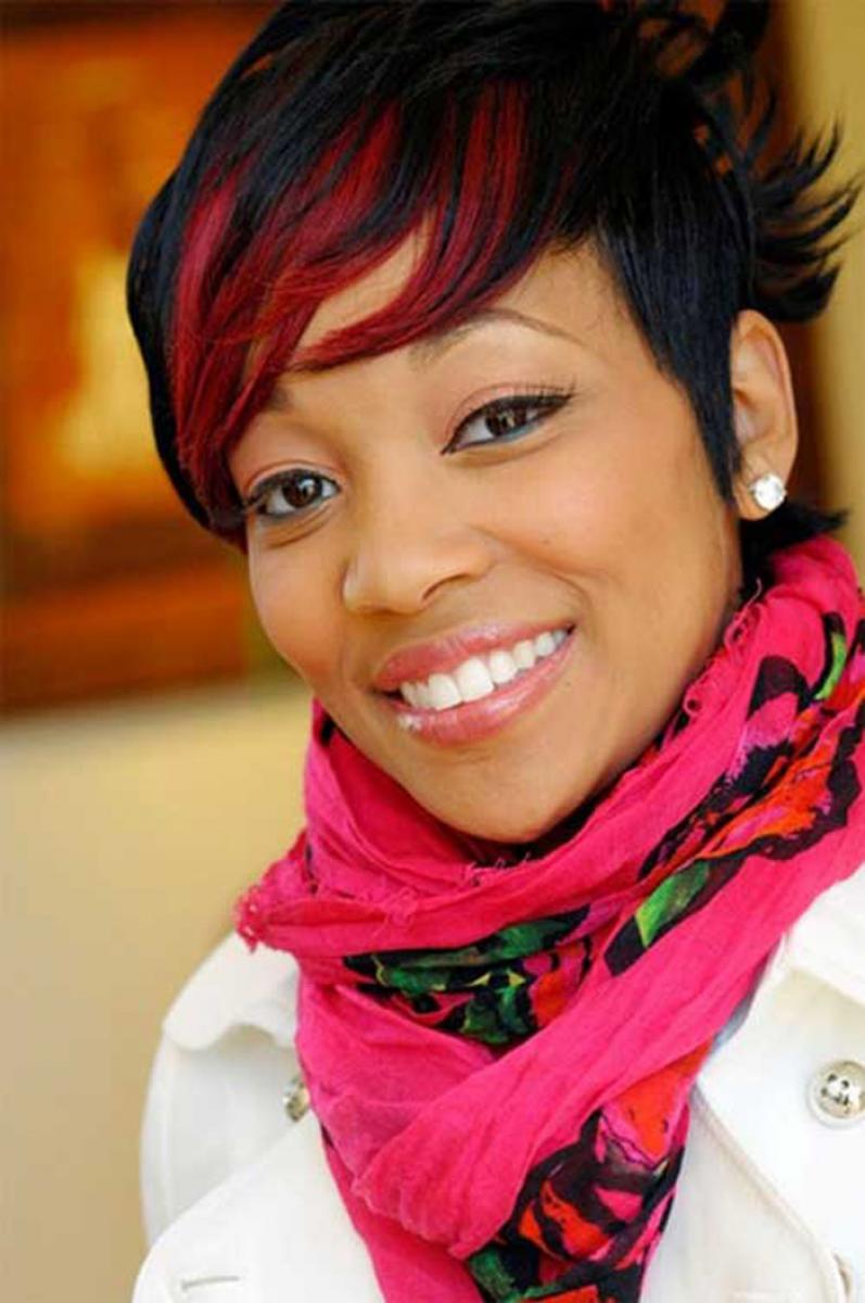 Black Women Hairstyles with Color