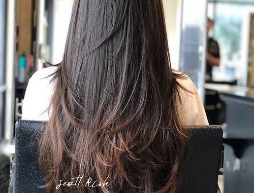 Black and Brown Layered Cut