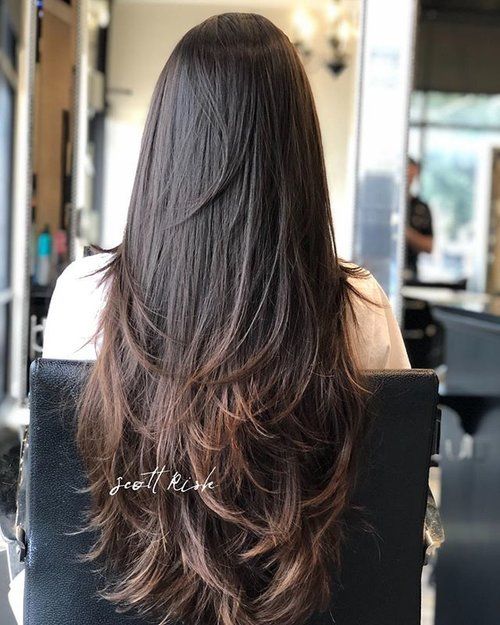 Black and Brown Layered Cut