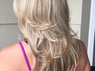 Blonde Textured Cut with Angled Layers