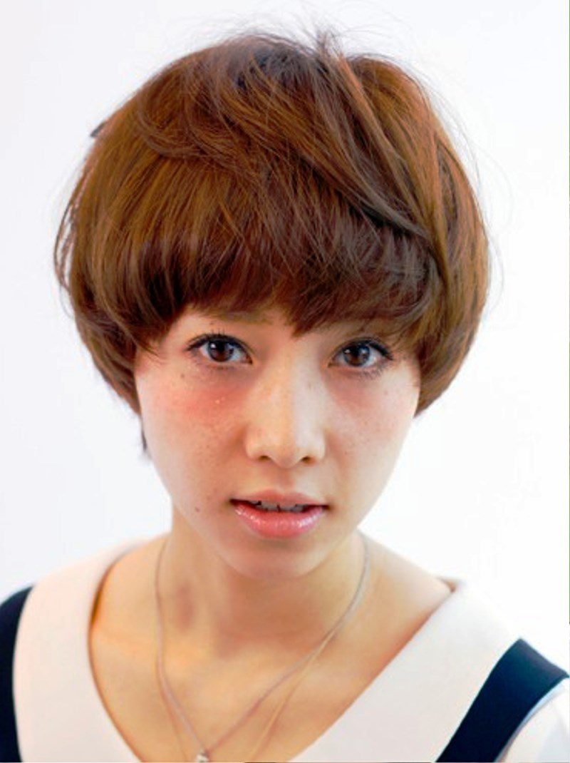 Boyish Japanese Hairstyle For Women