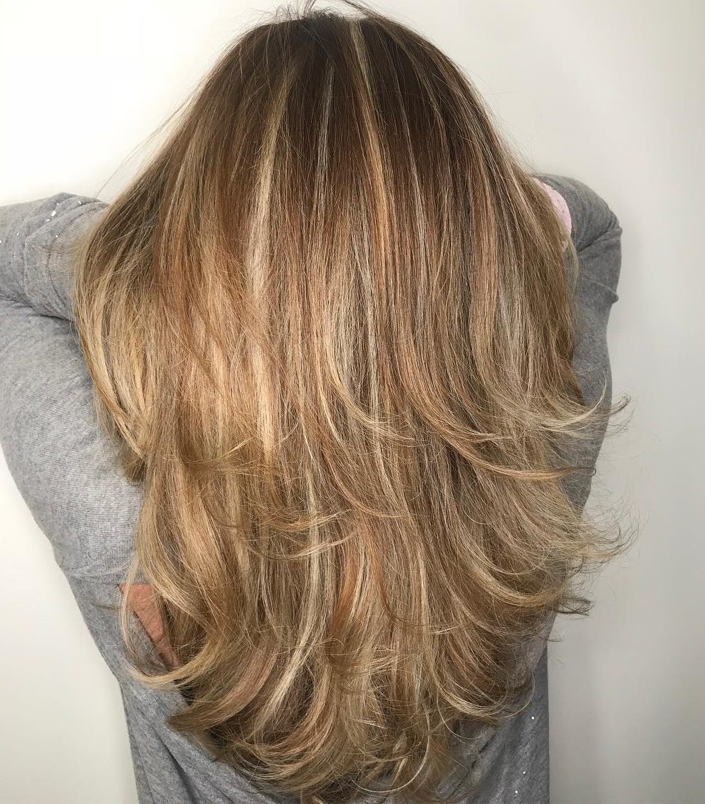 Brown Blonde Hair with Long Layers