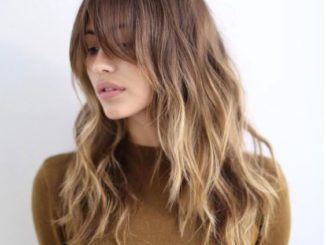 Brown Shag with Blonde Highlights