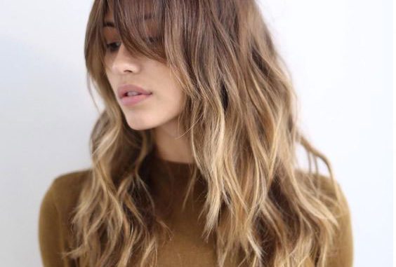 Brown Shag with Blonde Highlights