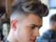 Brushed Quiff with Faded Sides