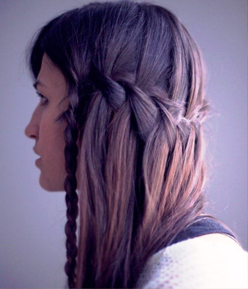 Cascade Waterfall Braid Hairstyles