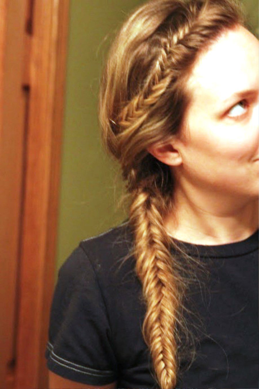 Casual Fishtail French Braid