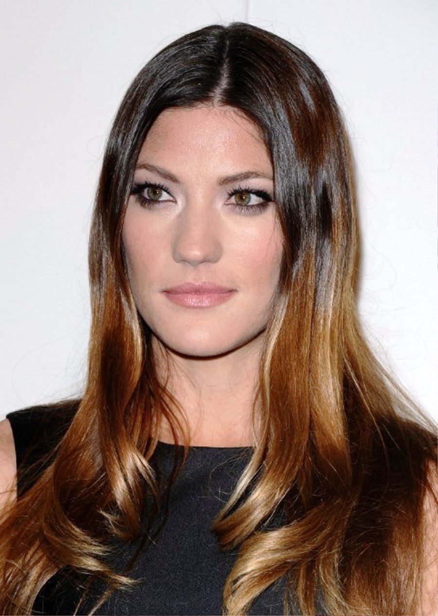 Center Part Ombre Hairstyles