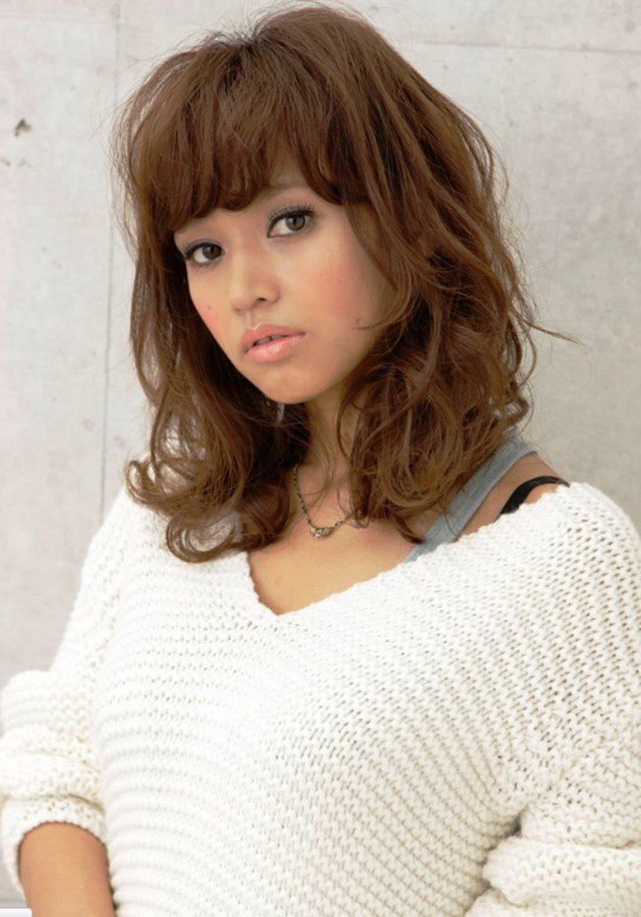 Curly Japanese Hairstyle 2013