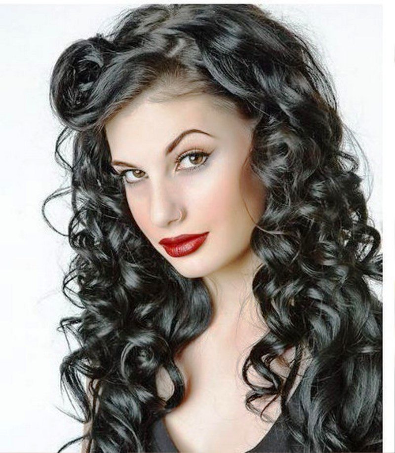 Curly Long Hairstyles For Black Hair