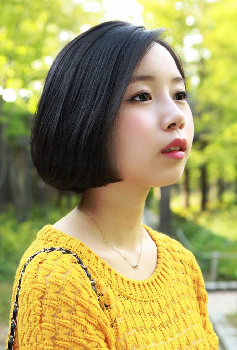 Cute Classic Asian A Line Bob