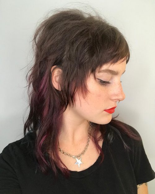 Cute Medium Length Hairstyle with an Urban Edgy Vibe