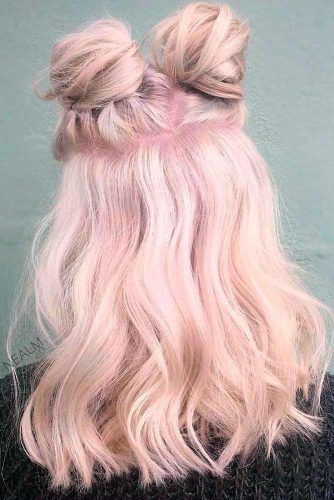 Cute Perfectly Pastel Pink on Medium Hair
