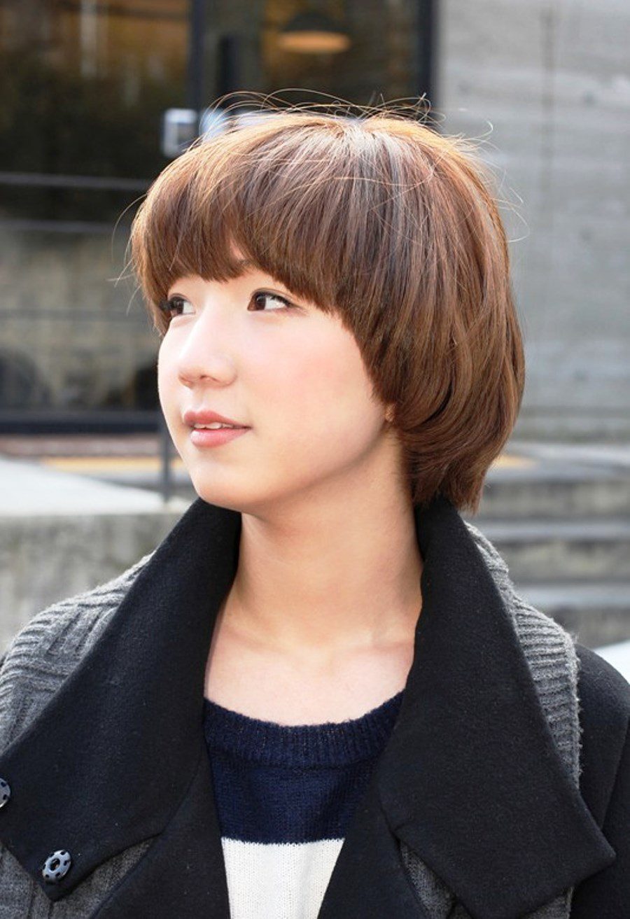 Cute Short Bob Hairstyle For Girls