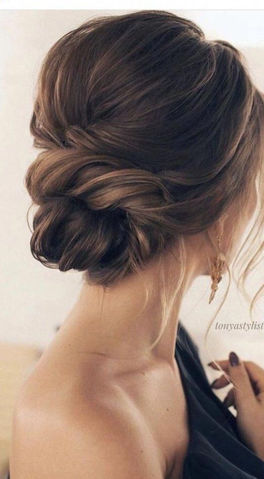 Cute Twisted Wedding Updo