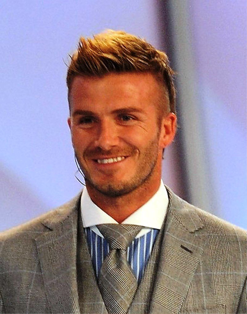 David Beckham Cool Hair Style