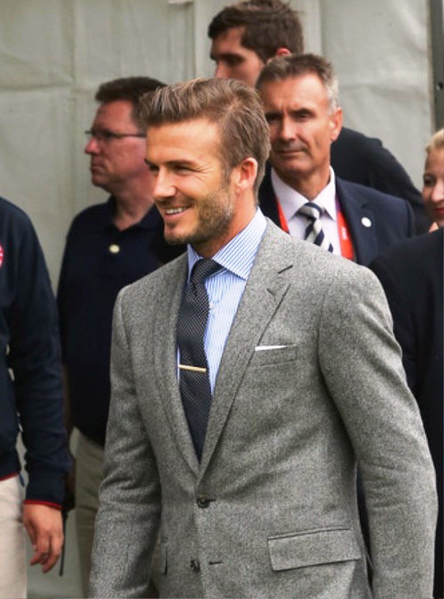 David Beckham Hair Style 2012