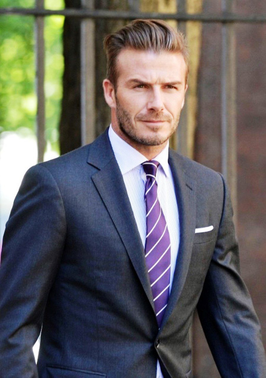 David Beckham Hairstyle 2013