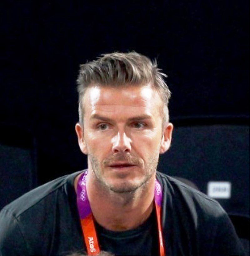 David Beckham London 2012 Olympic Hairstyle