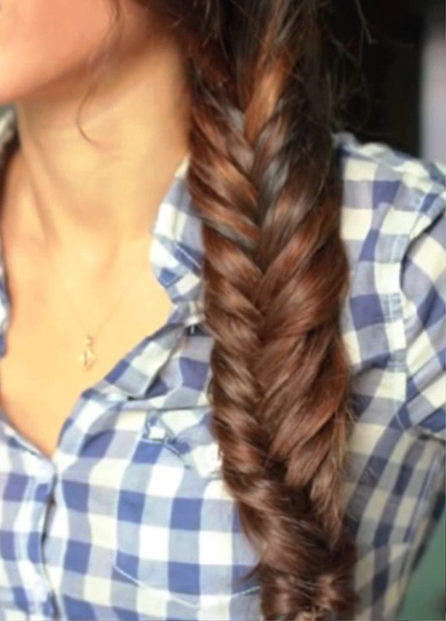 Easy Side Fishtail Braid For Women