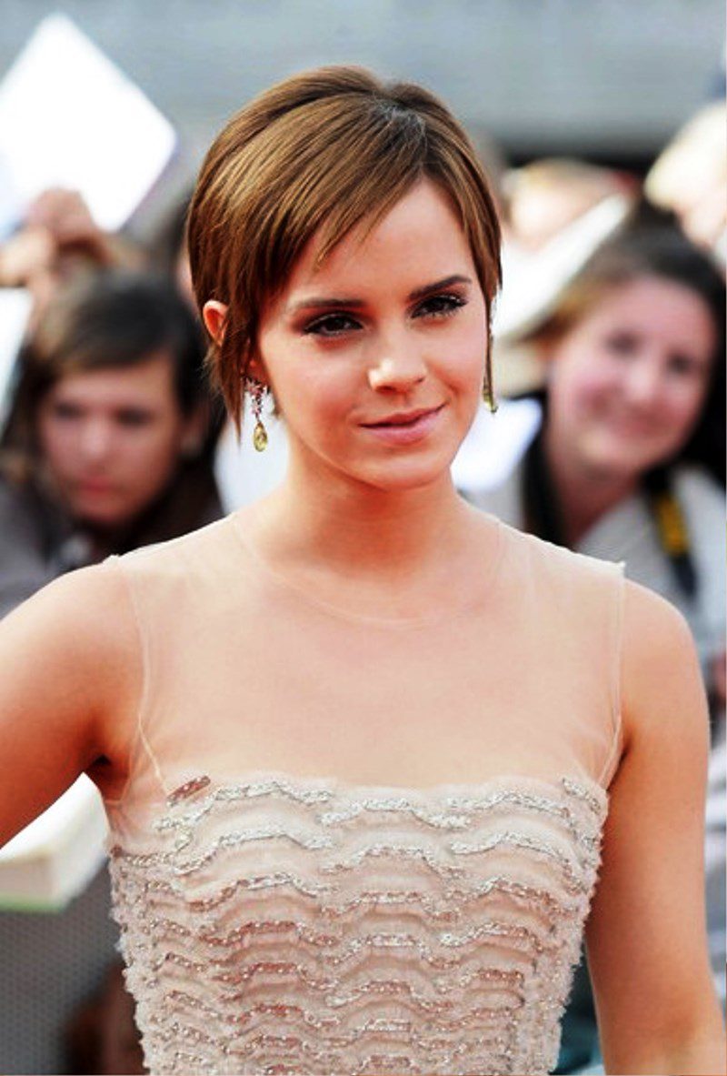 Emma Watson Pixie Haircut 2012