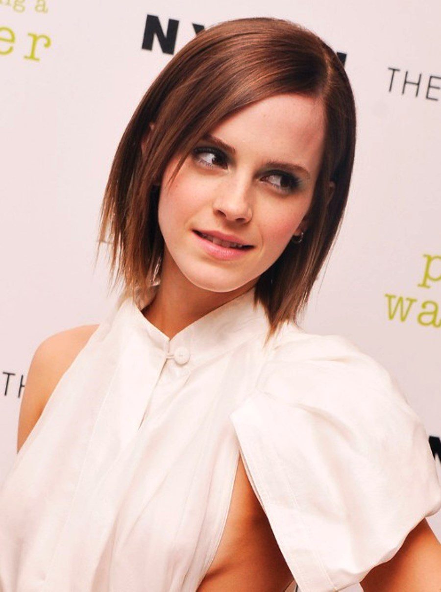 Emma Watson Short Straight Bob Hairstyle