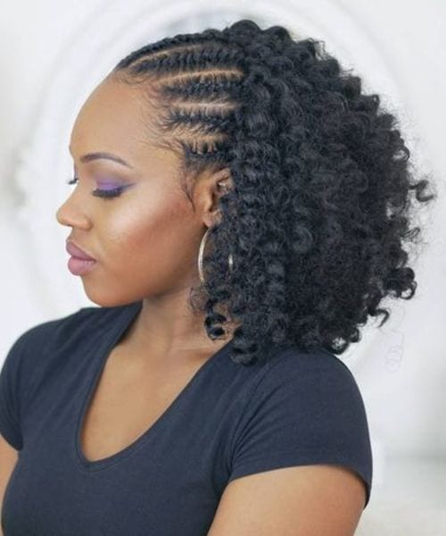 Flat Twist with Twist-Out