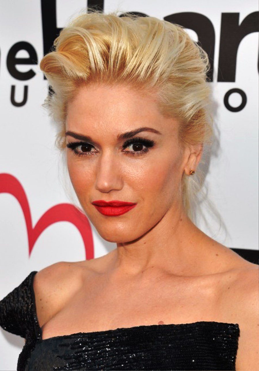 Gwen Stefani Updo Hairstyles For Mature Women