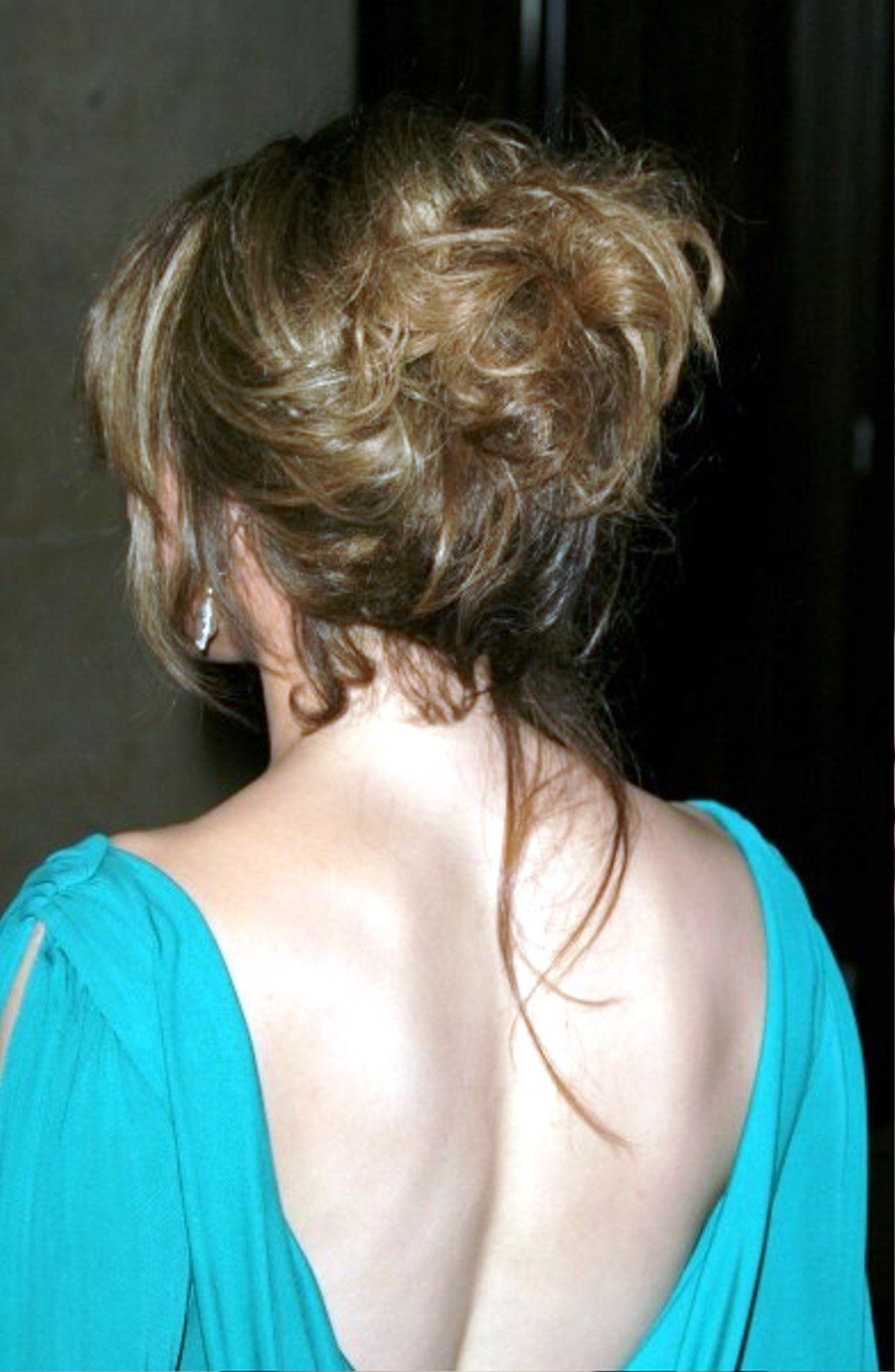 High Loose Chignon Knotted Elegant Hairstyle