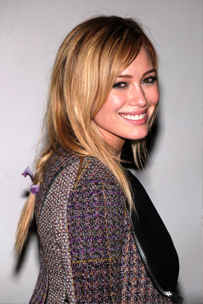 Hilary Duff Braided Hairstyle — free download