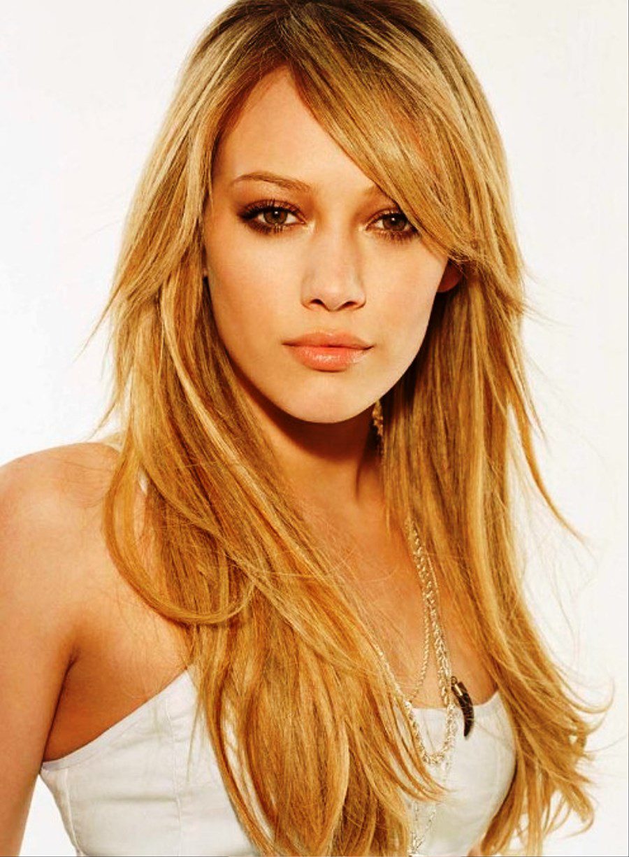 Hilary Duff Cute Long Layered Hairstyles