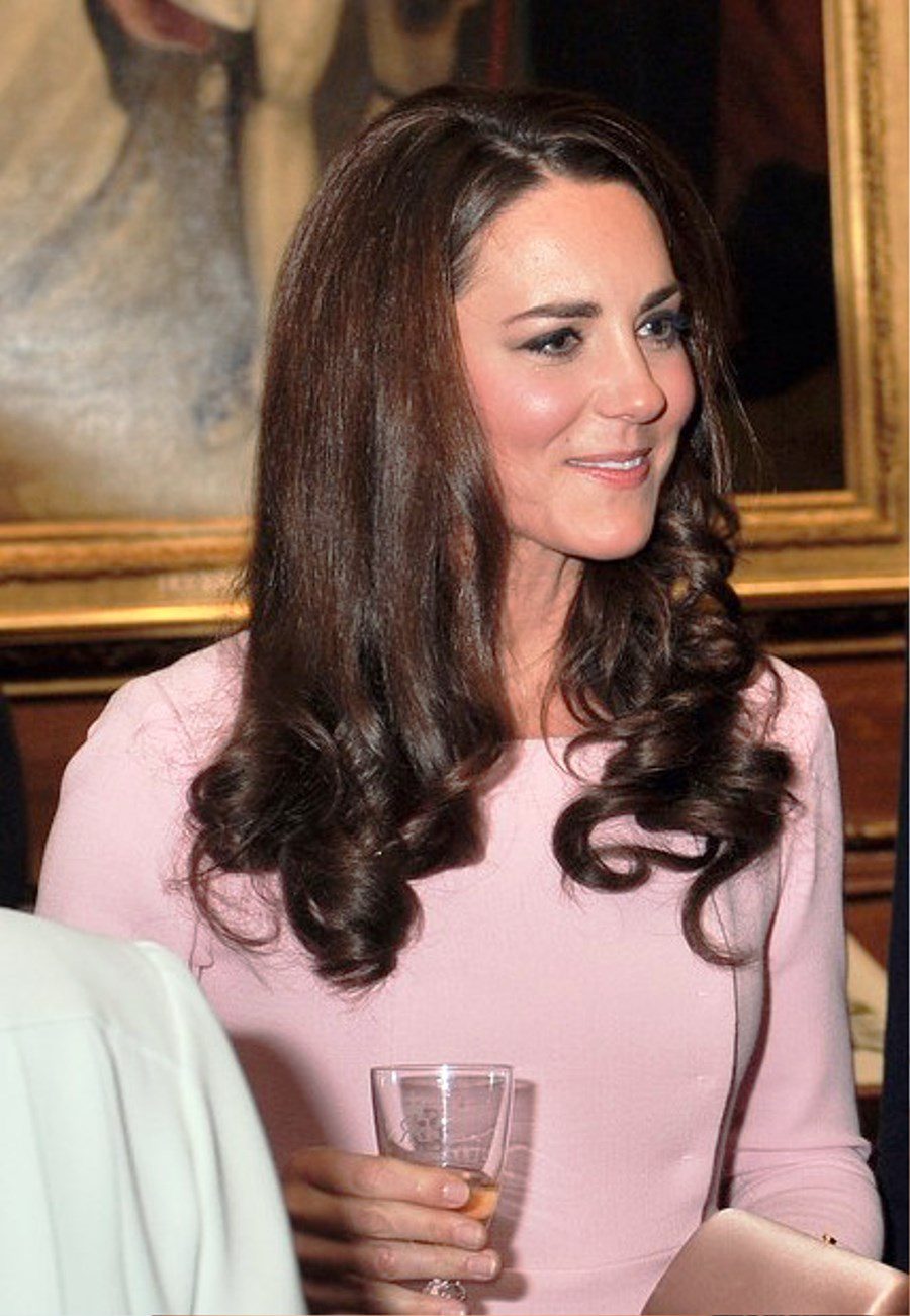Kate Middleton Long Curly Hairstyle
