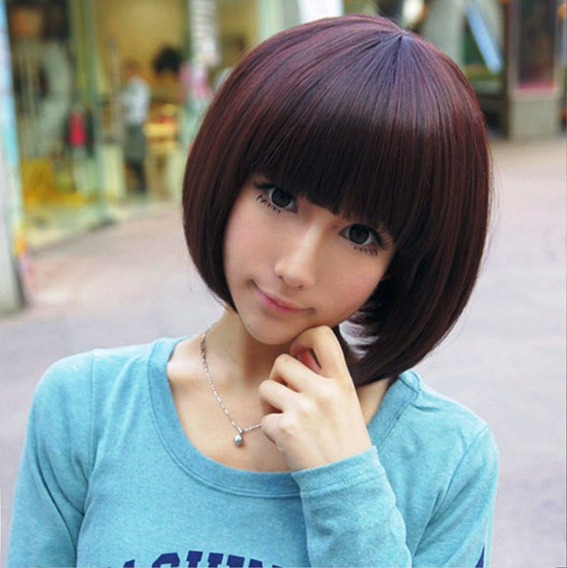 Kawaii Short Bob Haircut For Girls