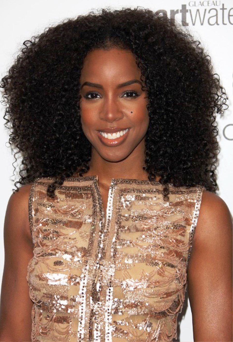 Kelly Rowland Long Curly Black Hairstyles