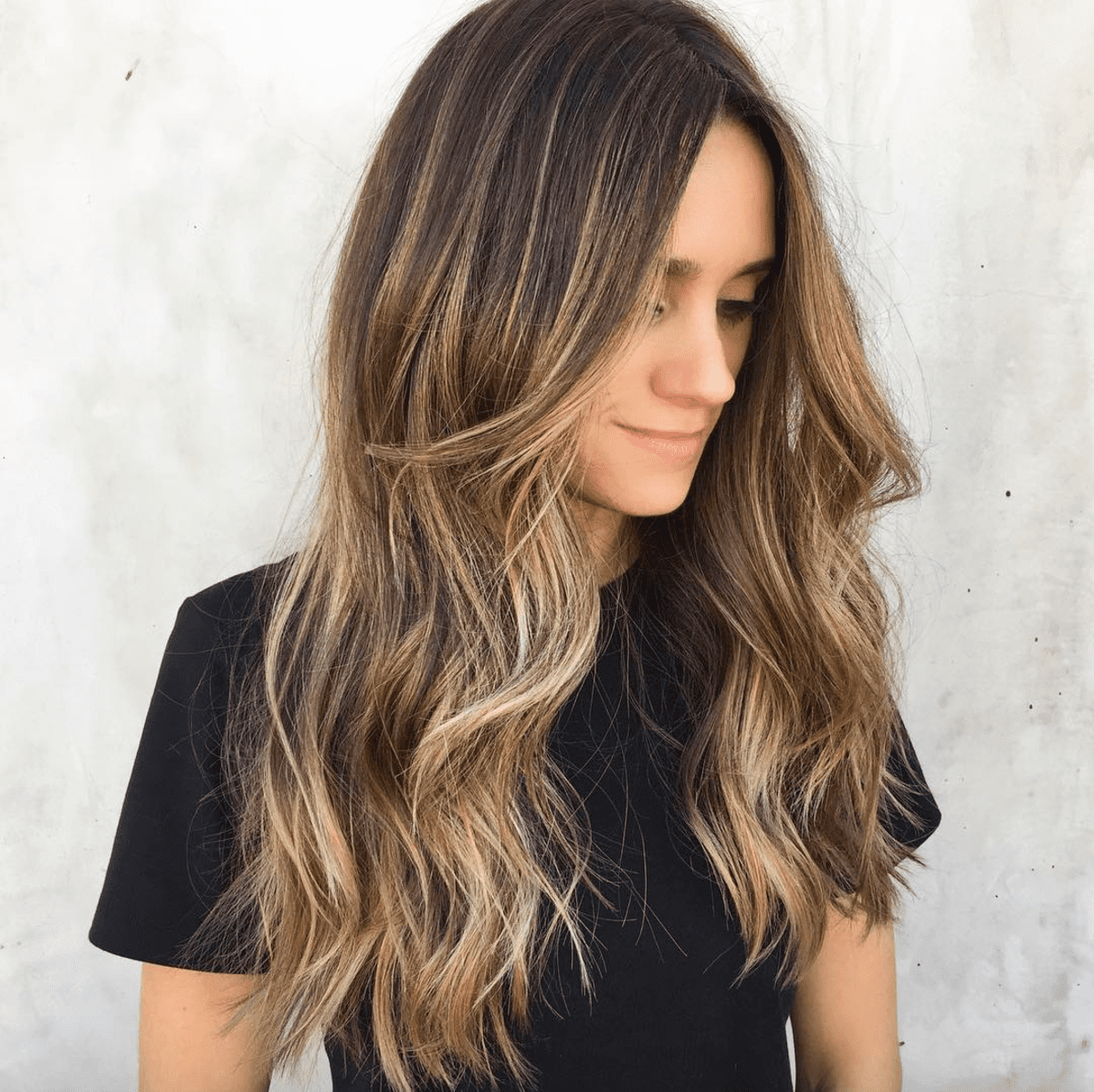 Light Layered Cut with Balayage